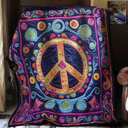 Trippy Hippie Sign WJ0303020CL Quilt