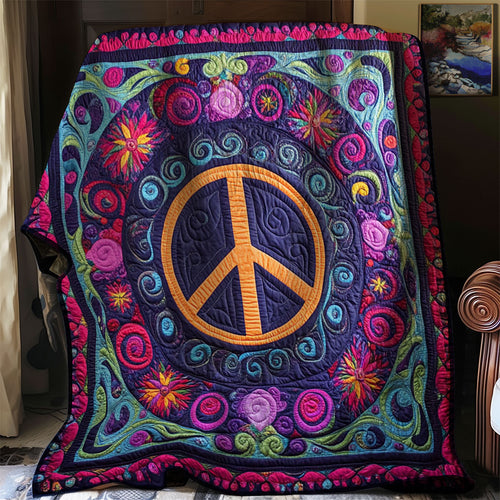 Trippy Hippie Sign WJ2702024CL Quilt