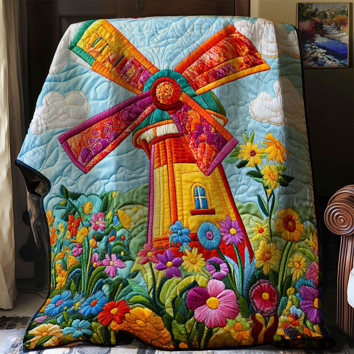 Whispers Of The Windmill WJ2402022CL Quilt