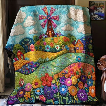 Whispers Of The Windmill WJ2802041CL Quilt