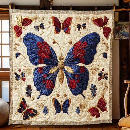 Antique Embroidered Butterfly WJ1402001CL Quilt