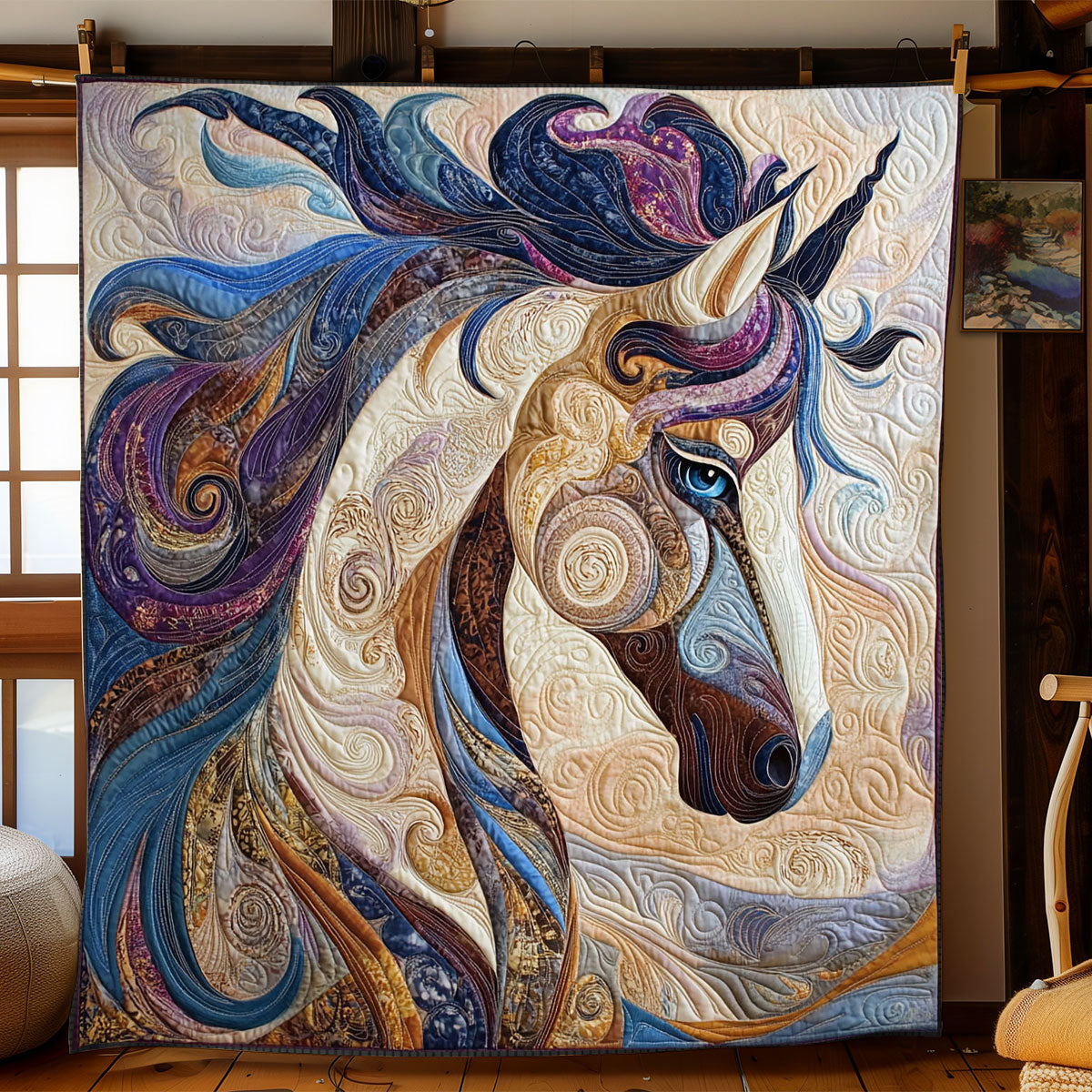 Artistic Horse WJ2003005CL Quilt
