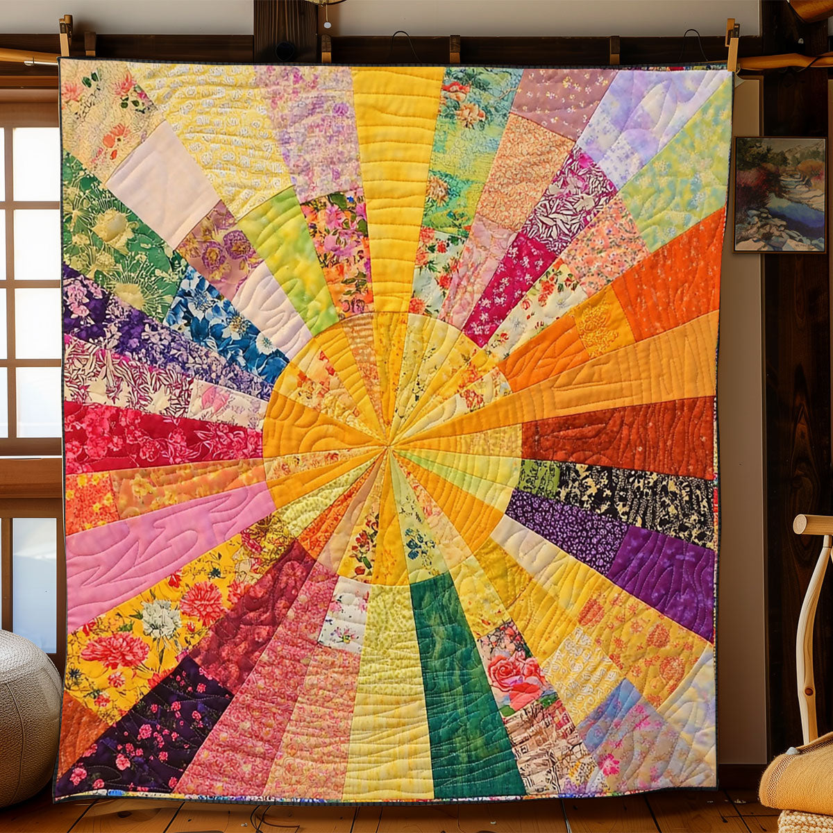 Boho Sunburst WJ1903008CL Quilt