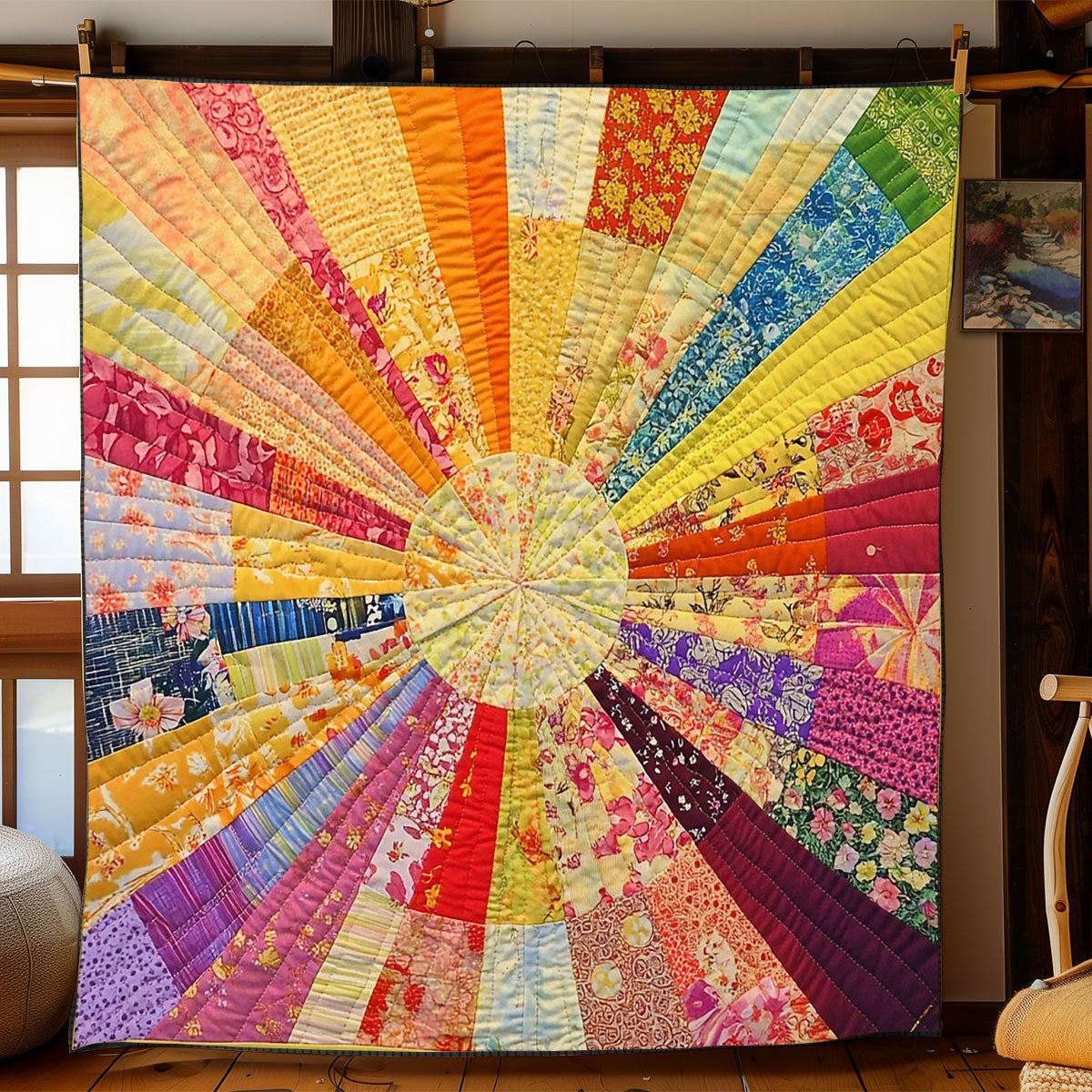 Boho Sunburst WJ1903009CL Quilt