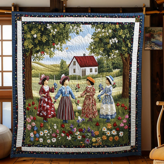 Cozy Storybook Village WJ2003014CL Quilt