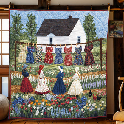 Cozy Storybook Village WJ2003016CL Quilt
