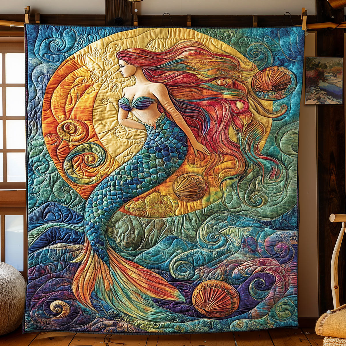 Majestic Mermaid WJ2003022CL Quilt