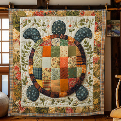 Patchwork Turtle WJ0702017CL Quilt