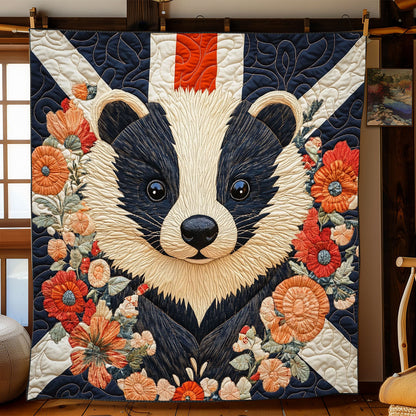 Patriotic Badger WJ0802032CL Quilt