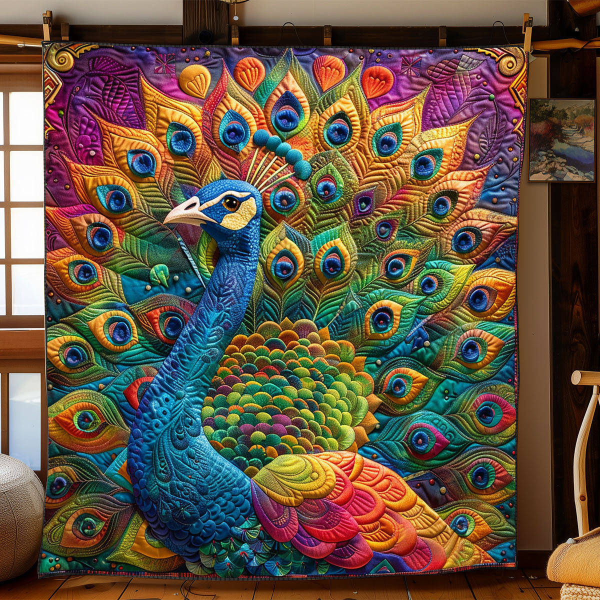 Peacock WJ2003027CL Quilt