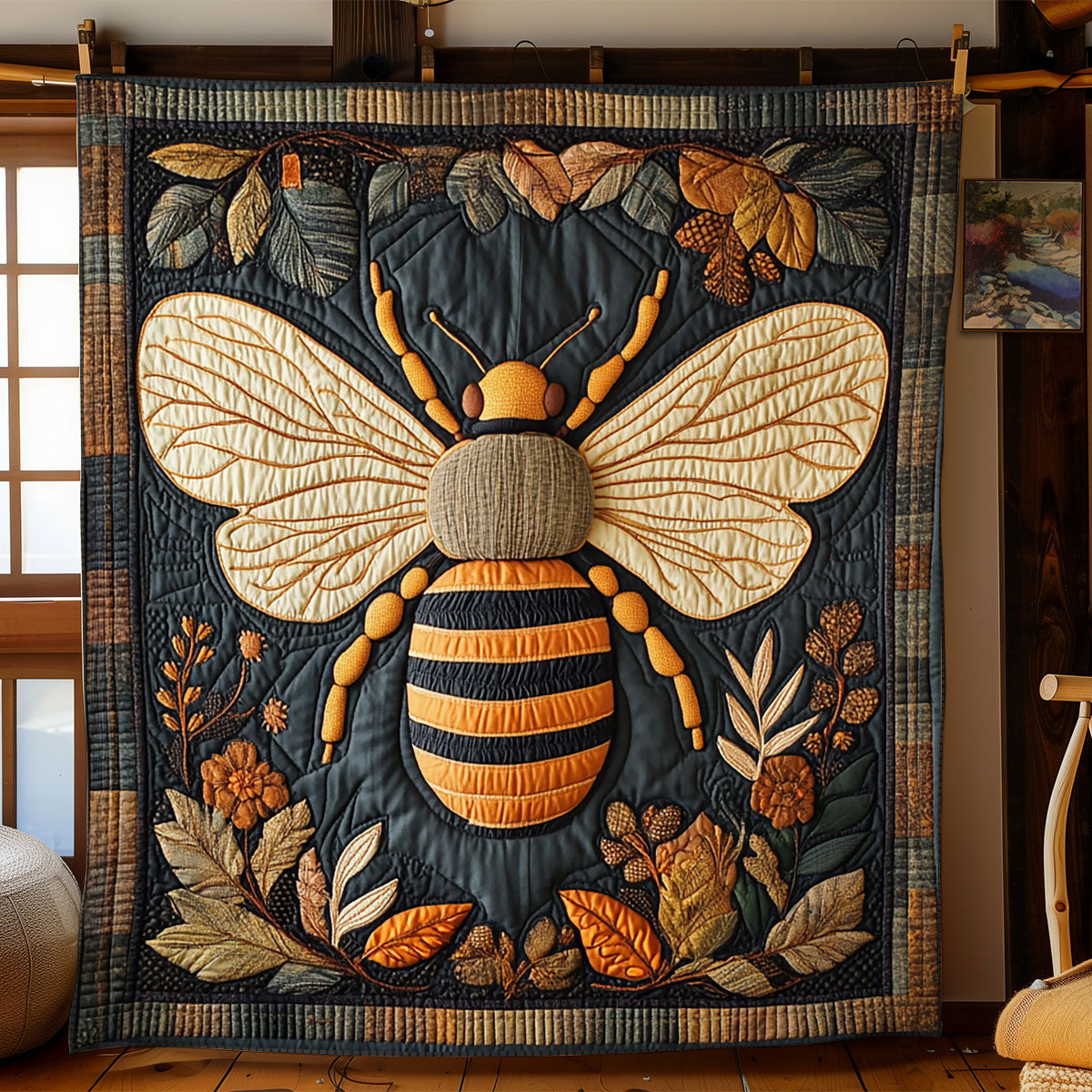 Queen Bee WJ0702024CL Quilt