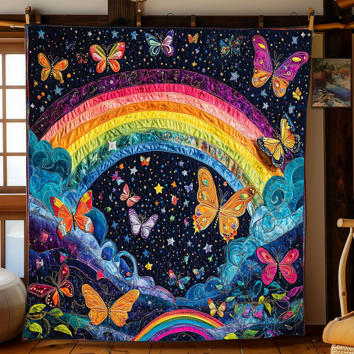 Rainbow Wings WJ1203026CL Quilt