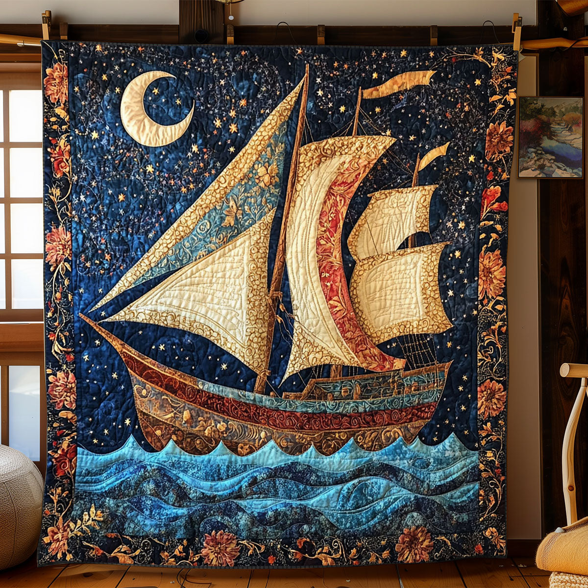 Sailing Through The Stars WJ2103022CL Quilt