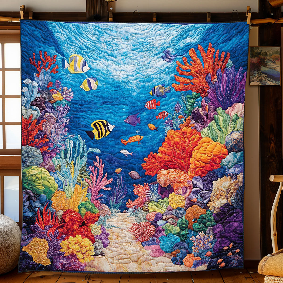 Sea Life WJ2203026CL Quilt
