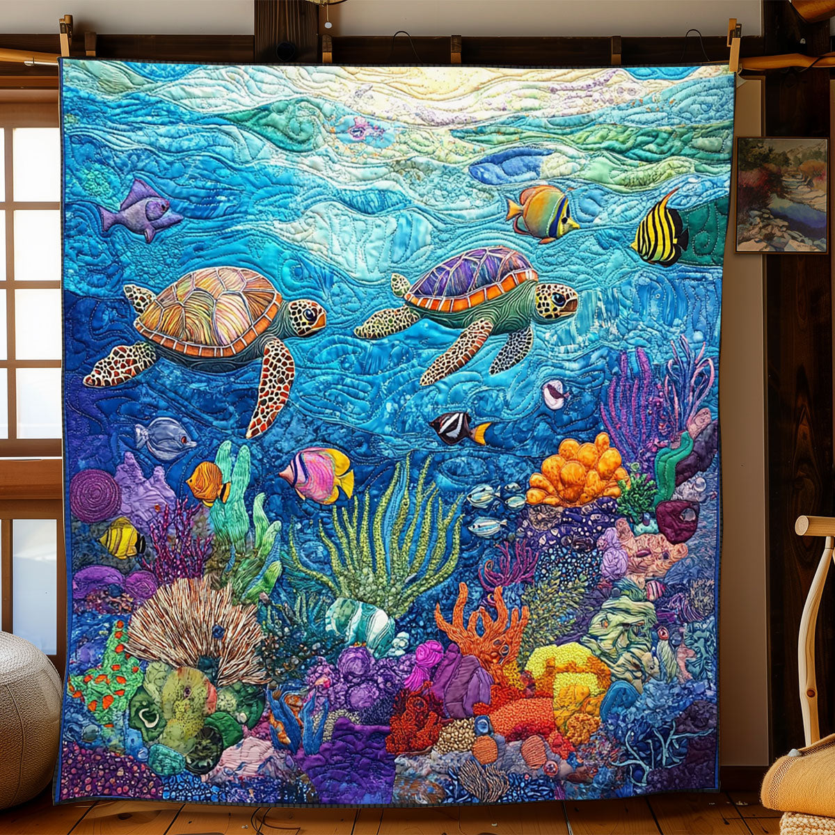 Sea Turtle WJ2203027CL Quilt