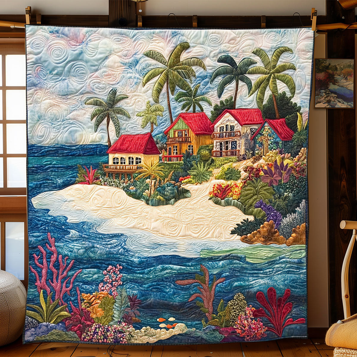 Seaside Haven WJ2402014CL Quilt