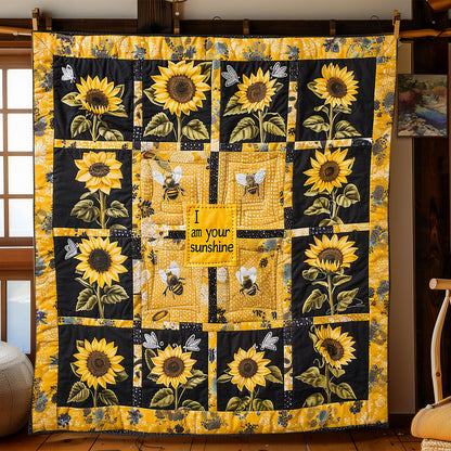 Sunflower Shine WJ2203033CL Quilt