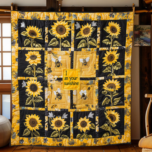 Sunflower Shine WJ2203033CL Quilt
