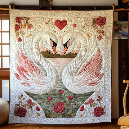 Swan In Love WJ0302028CL Quilt