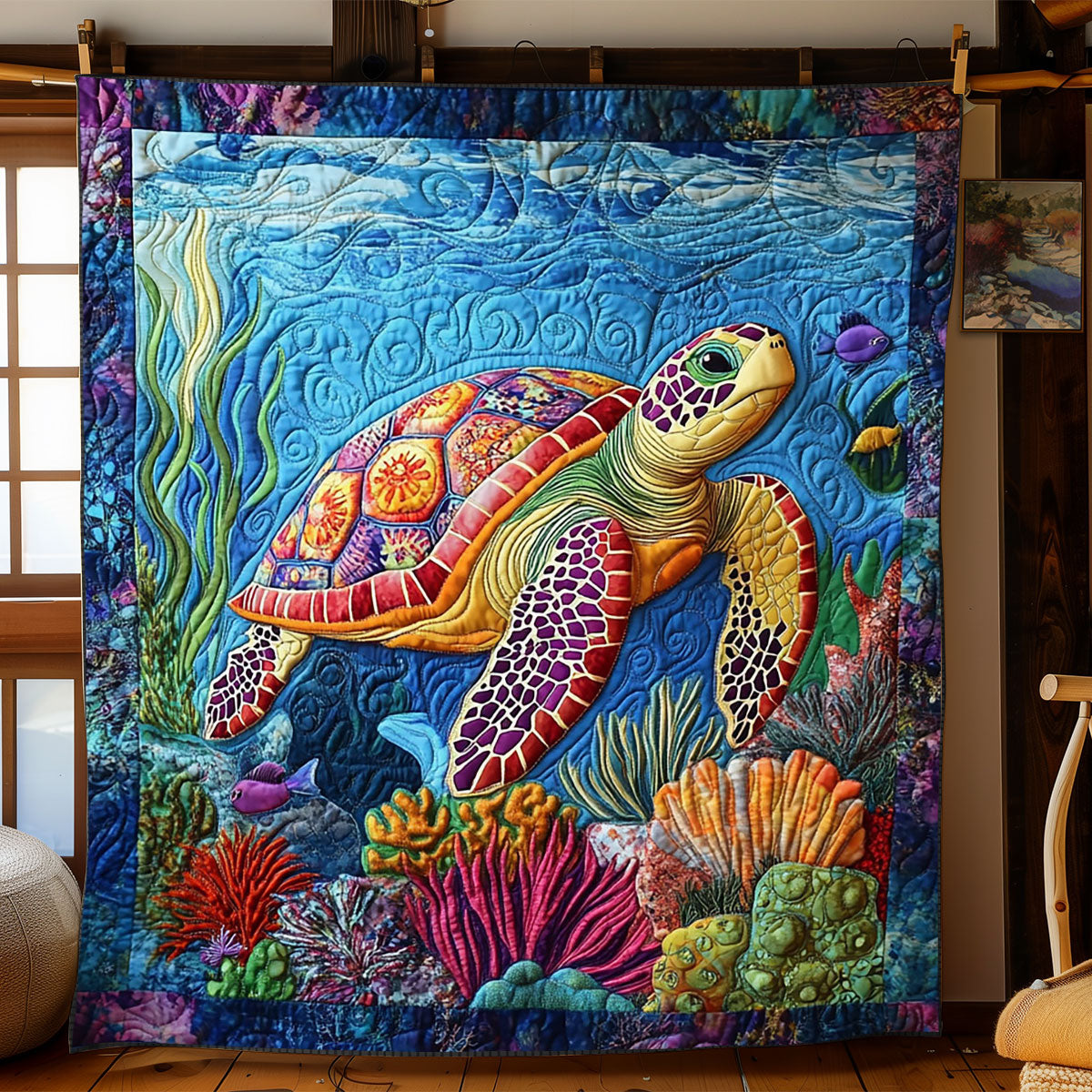 Turtle WJ1002043CL Quilt