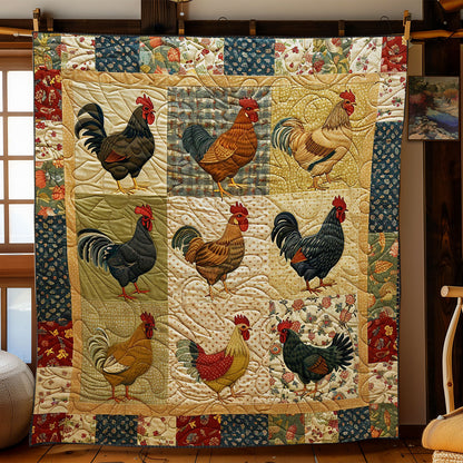 Vintage Chicken WJ2702026CL Quilt