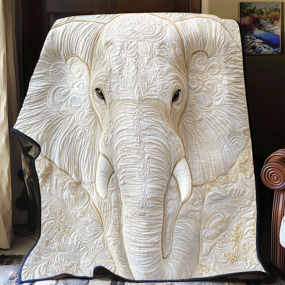 Ancient Elephant WU3112014CL Quilt