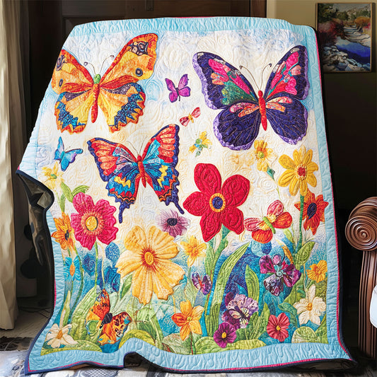 Butterfly Vibrant Garden WU2502015CL Quilt
