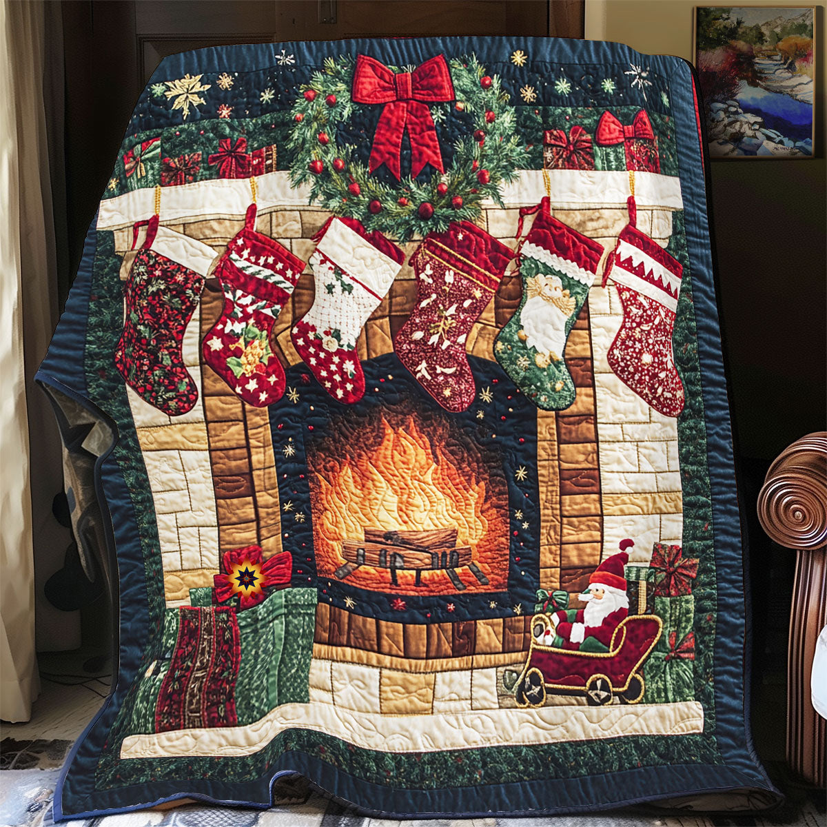 Christmas Make A Wish WU2112007CL Quilt