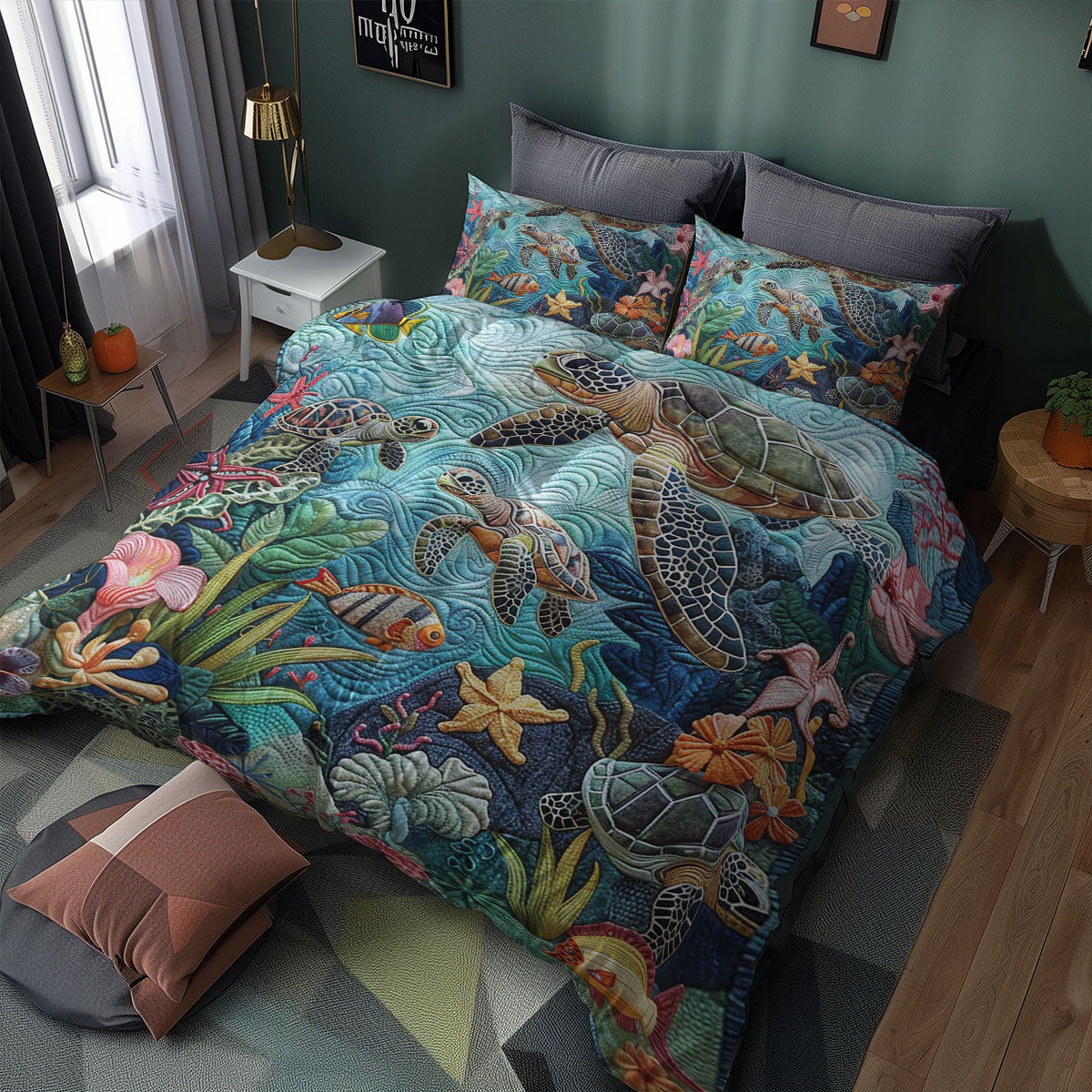 Turtle WJ2406027CL Duvet Cover Set