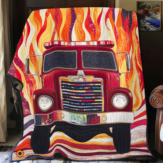 Firefighter Into The Fire WU2112012CL Quilt