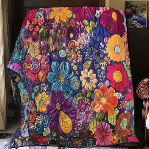 Floral Patchwork WU2502044CL Quilt