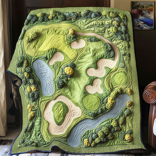Golf Course WU1601002CL Quilt