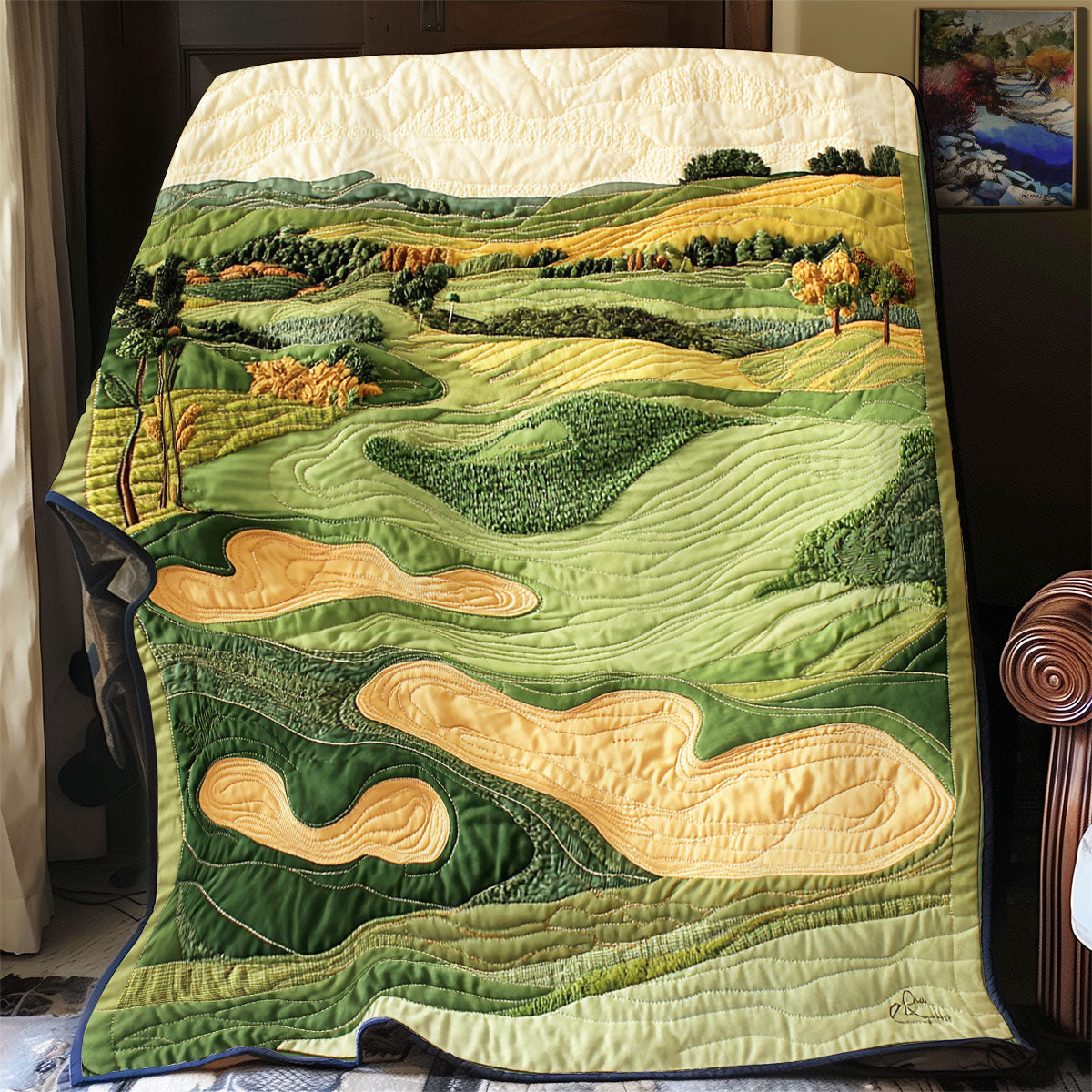 Golf Field WU2412017CL Quilt