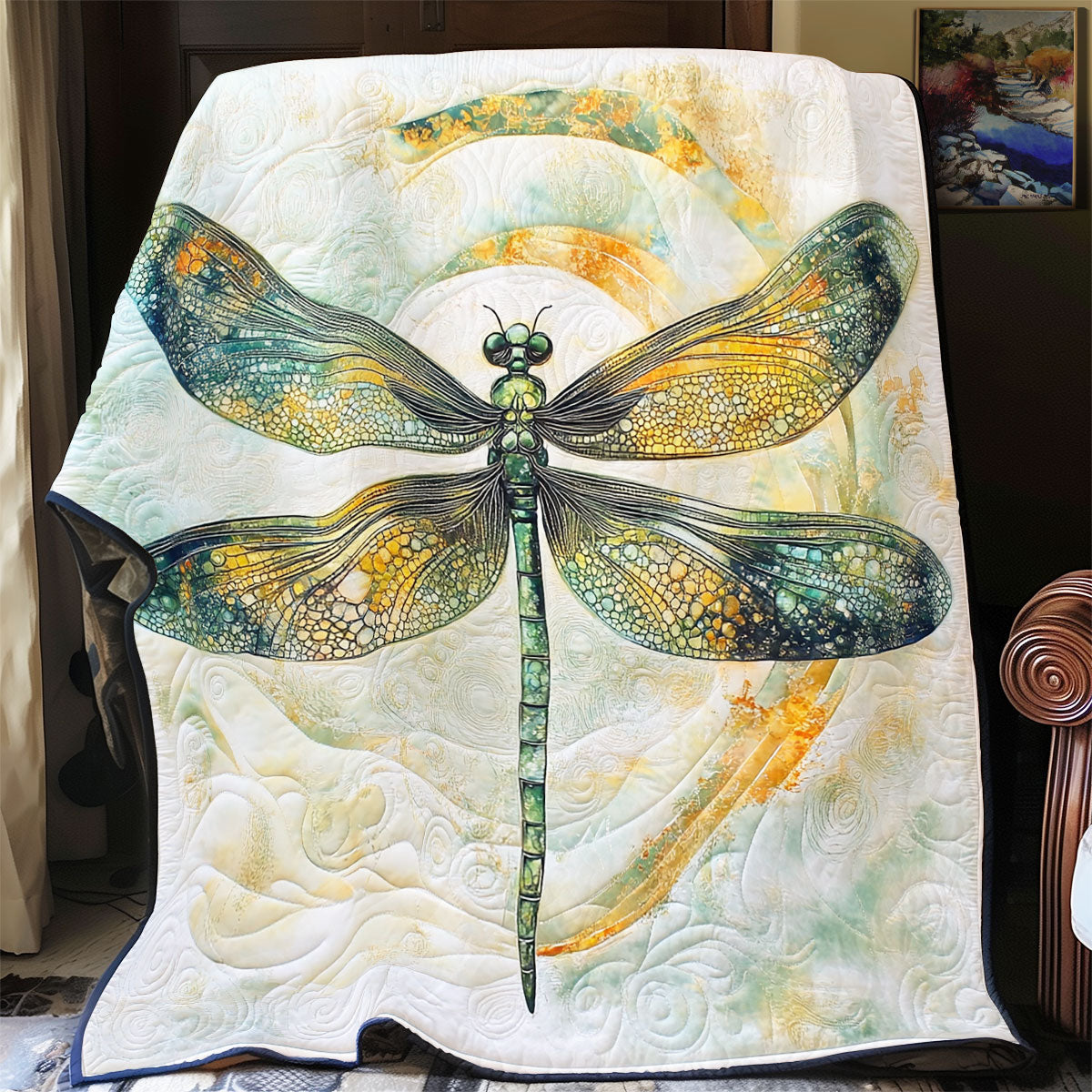 Magical Dragonfly WU2612017CL Quilt