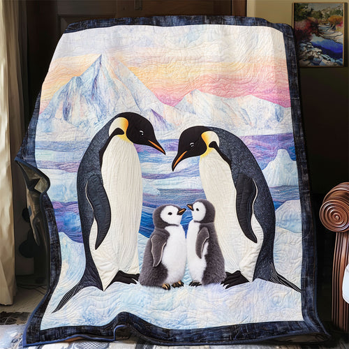 Penguin Family WU3112013CL Quilt