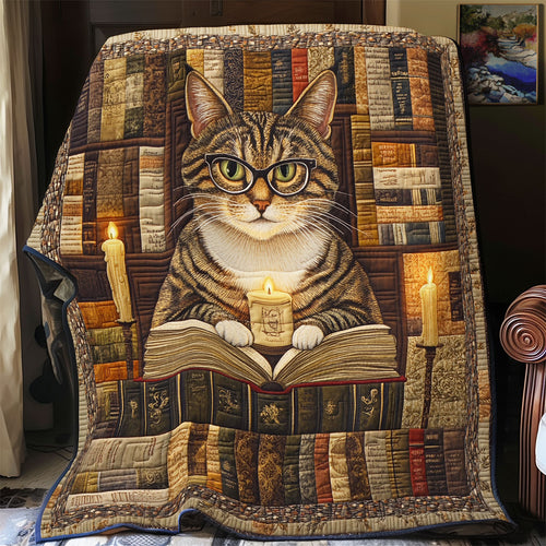 Reading Cat WU3012020CL Quilt