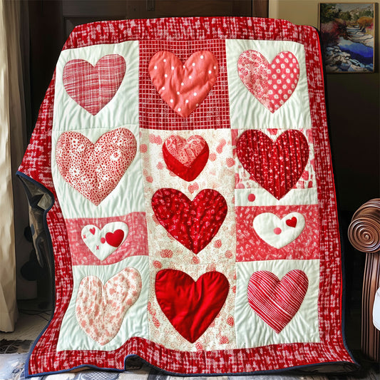 Red Heart Be My Valentine WU3012007CL Quilt