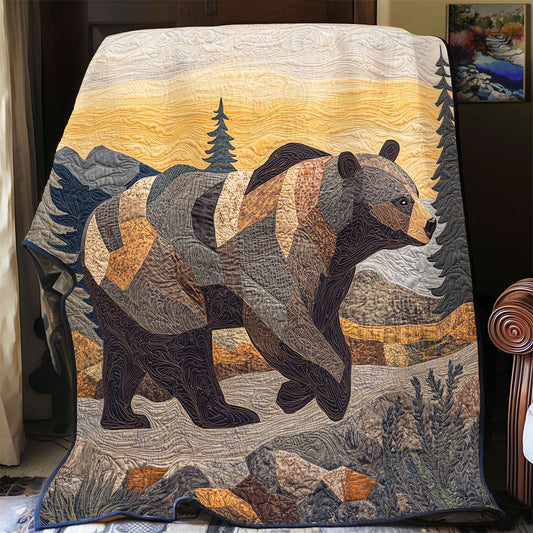 Rustic Bear WU2712016CL Quilt