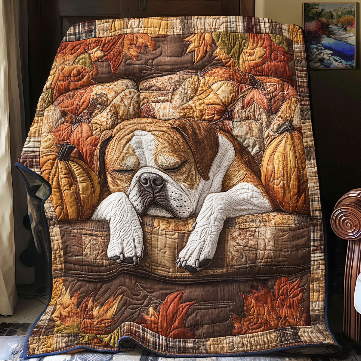 Sleeping Boxer WU2412012CL Quilt