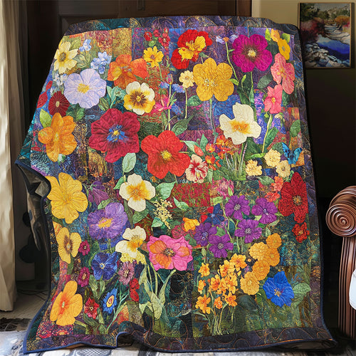 Spring Garden Patchwork WU2502041CL Quilt