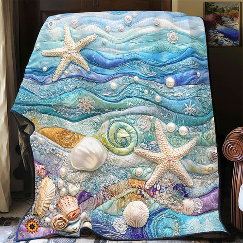 Starfish Dreamy Ocean WU2312024CL Quilt