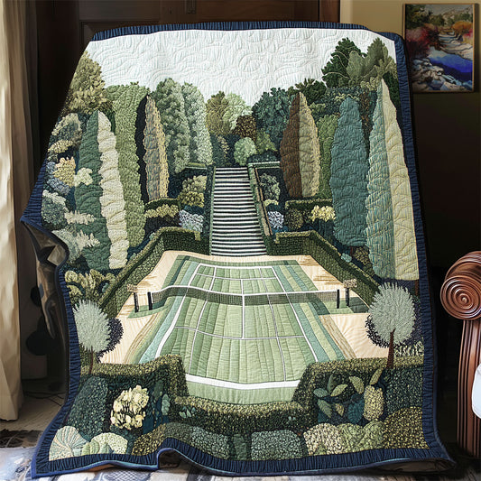 Tennis Field WU2512005CL Quilt