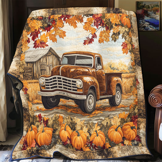 Truck Autumn Vibes WU2512007CL Quilt