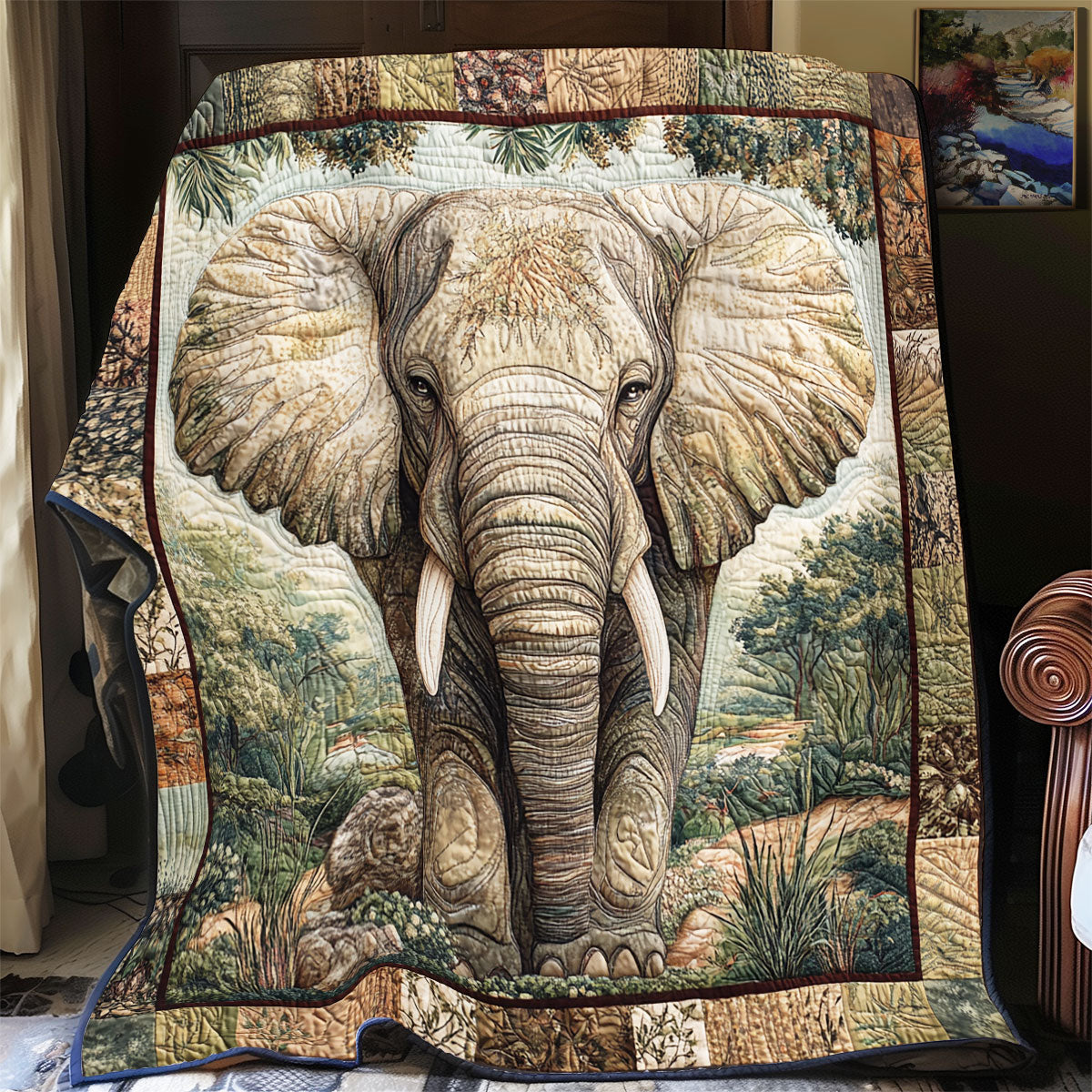 Wild Elephant WU3012005CL Quilt