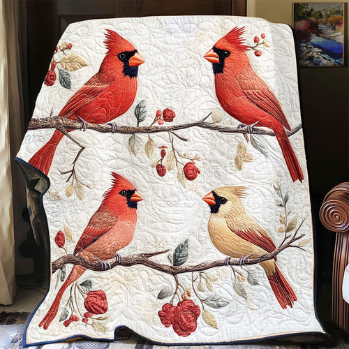 Winter Cardinal WU1902021CL Quilt