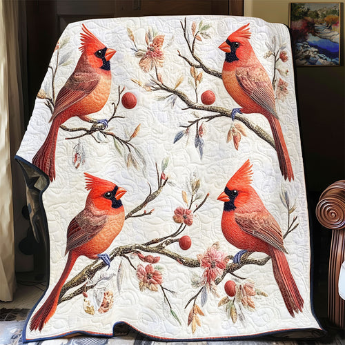 Winter Cardinal WU1902024CL Quilt