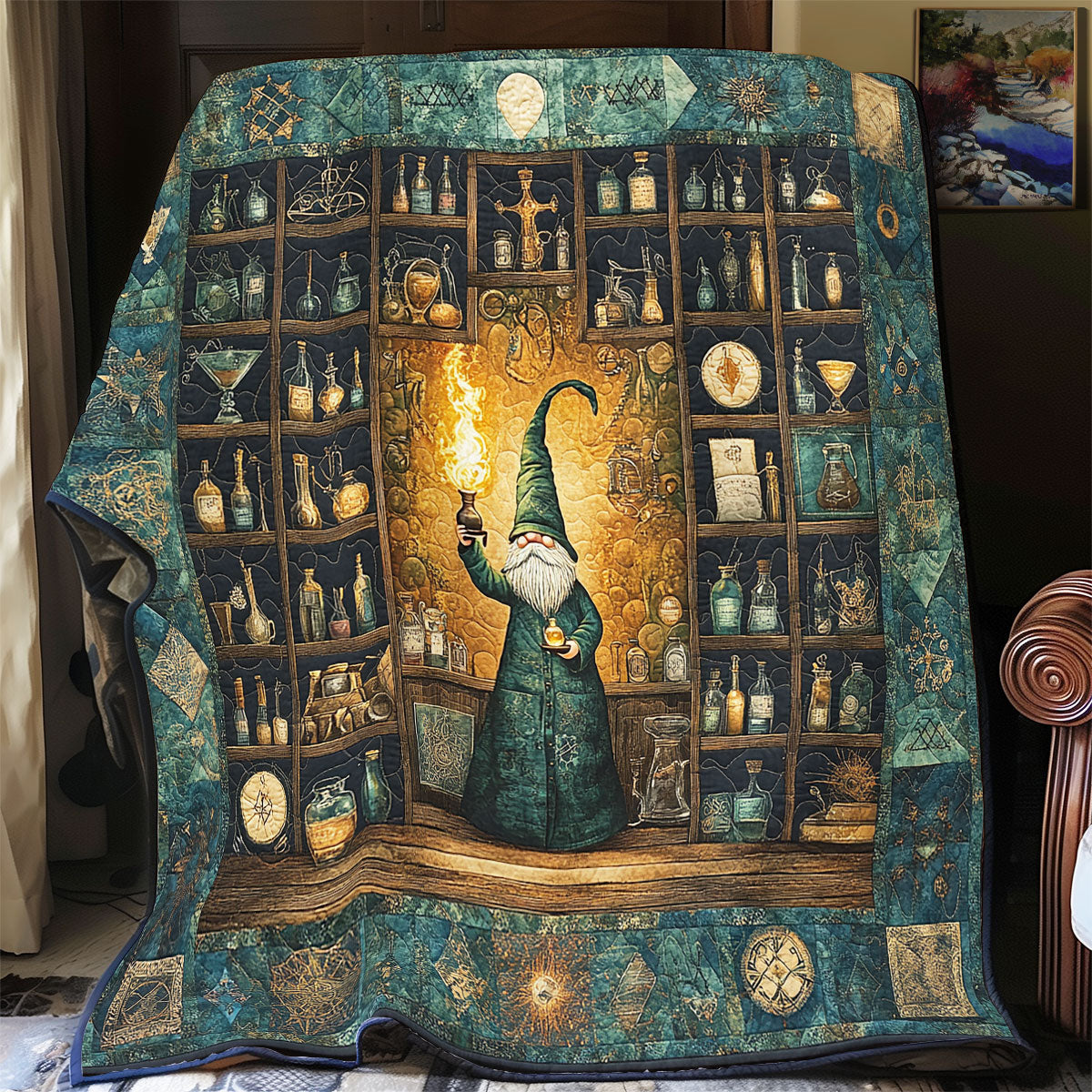 Wizard Gnome WU3012018CL Quilt