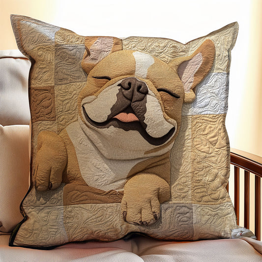 Sleeping Bulldog WU0702093CL Quilt Pillow Case