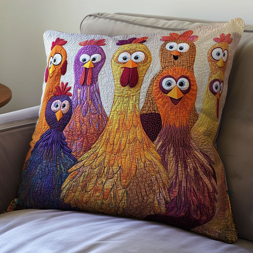 Dorky Chicken WU0702102CL Quilt Pillow Case