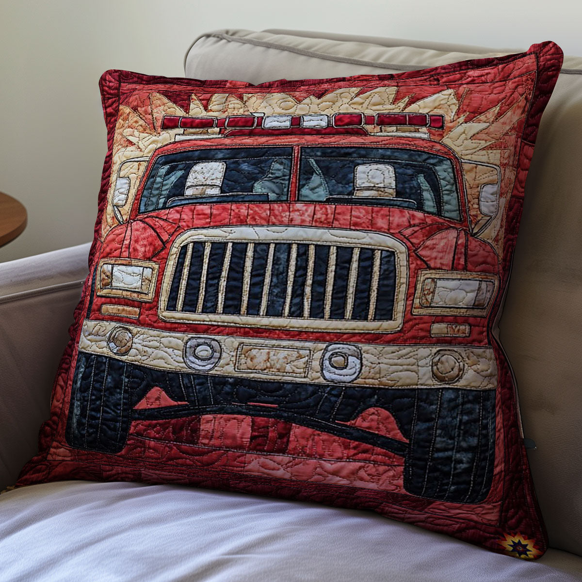 Firefighter WU0702098CL Quilt Pillow Case